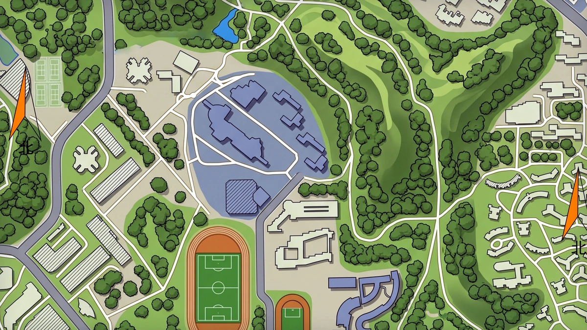 燕晗山郊野公园 orienteering map preview