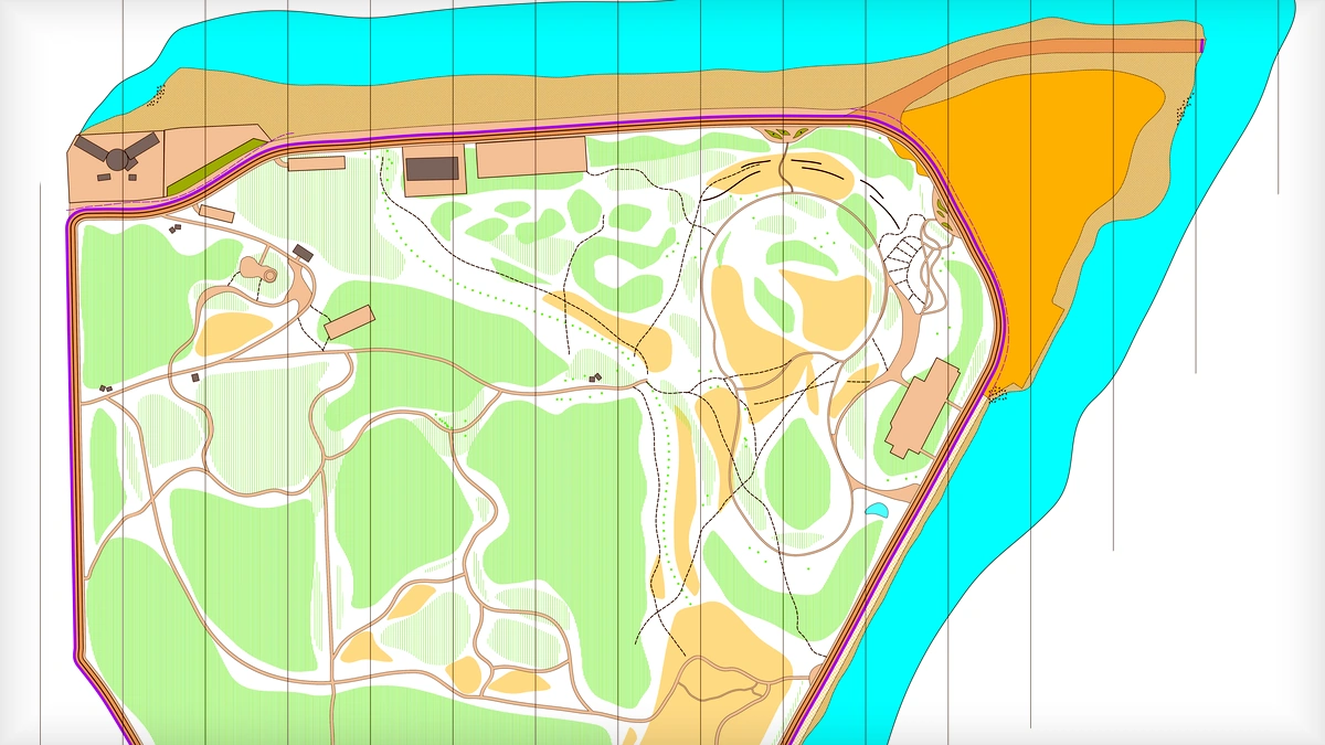 海螺广场西侧 orienteering map preview