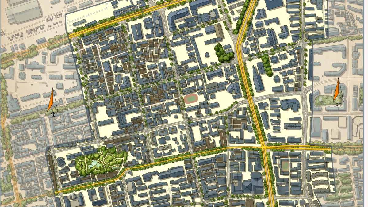 商埠·励新社 orienteering map preview