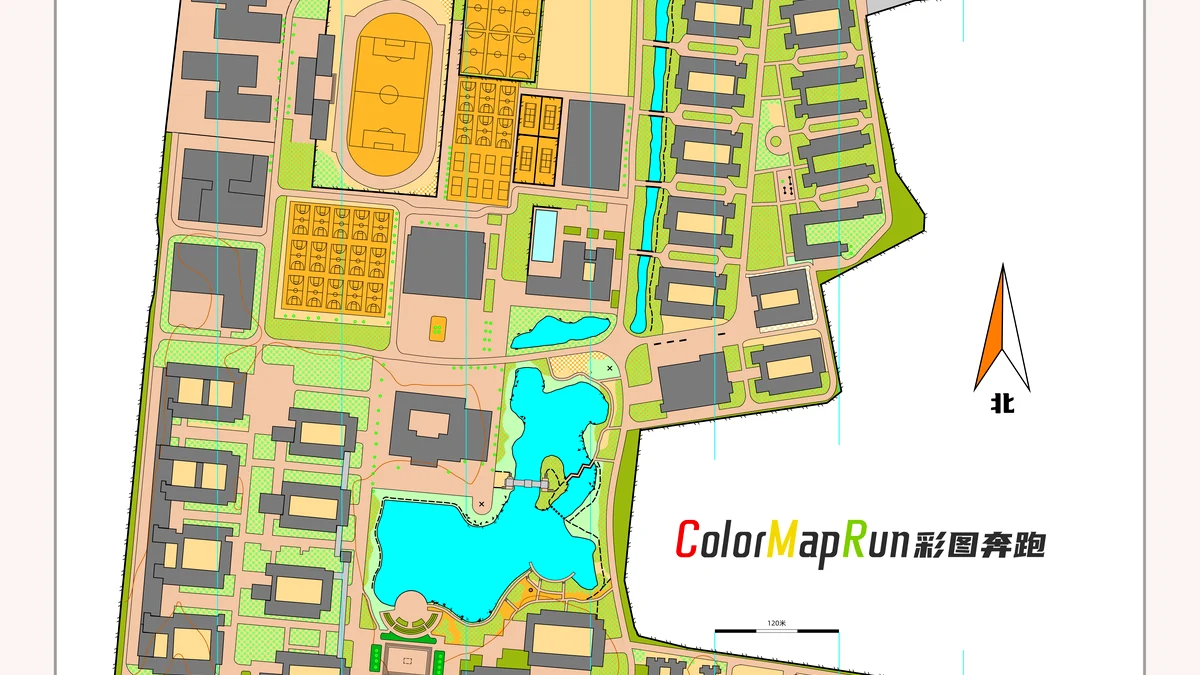 南宁学院 orienteering map preview