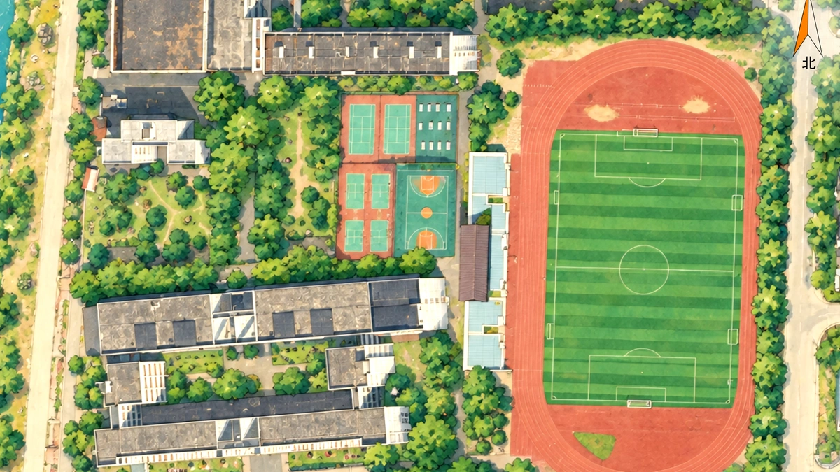 慈溪职业高级中学定向地图预览