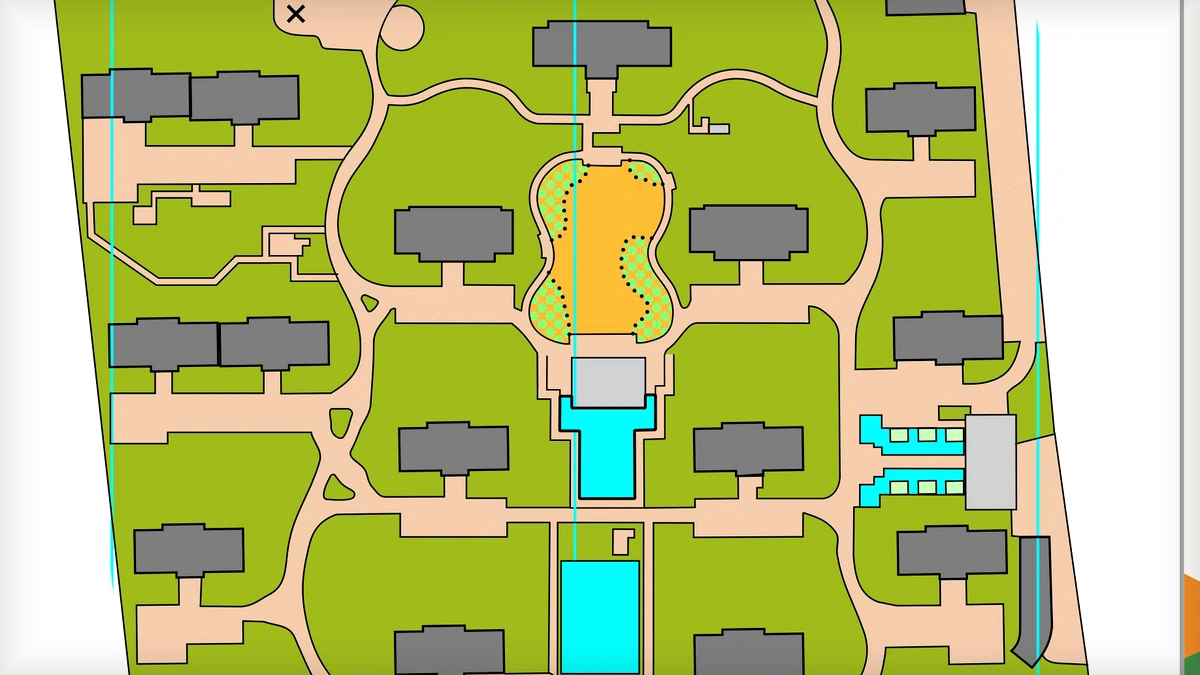 金茂府 orienteering map