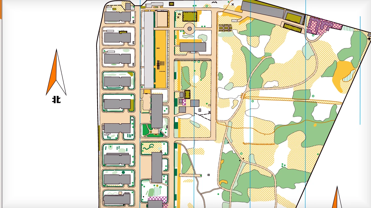 中国消防救援学院 orienteering map