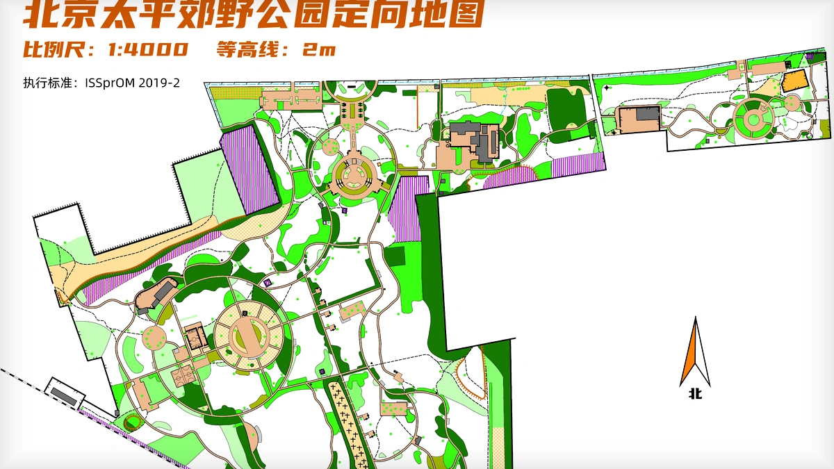 太平郊野公园 orienteering map