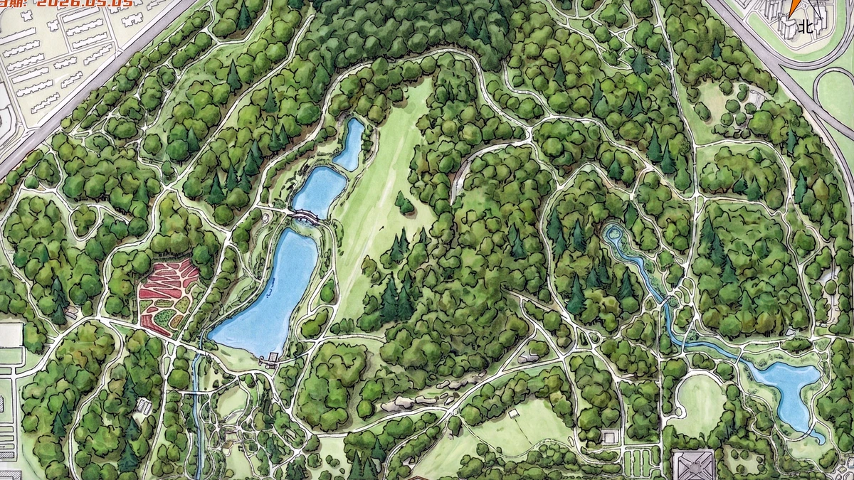 莲花山 orienteering map