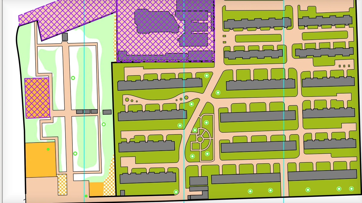 山东大学第五宿舍 orienteering map