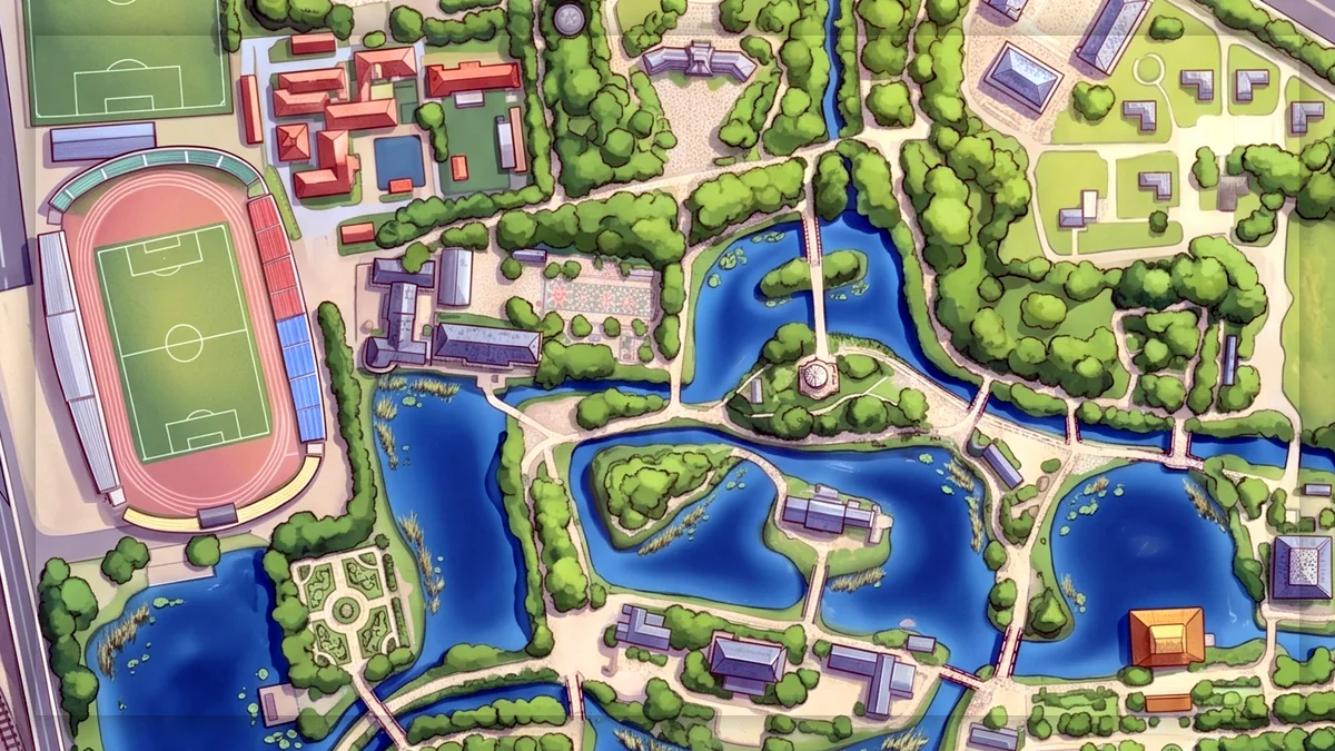 北宁公园景区 orienteering map preview