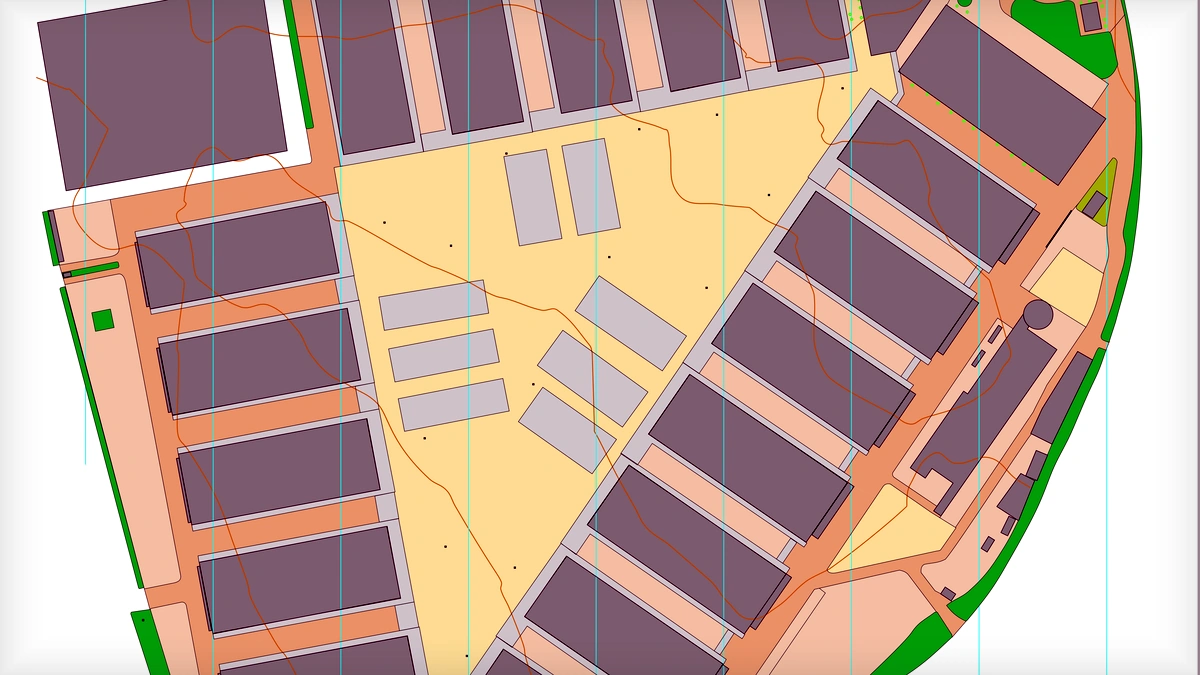 上海新国际博览中心 orienteering map preview