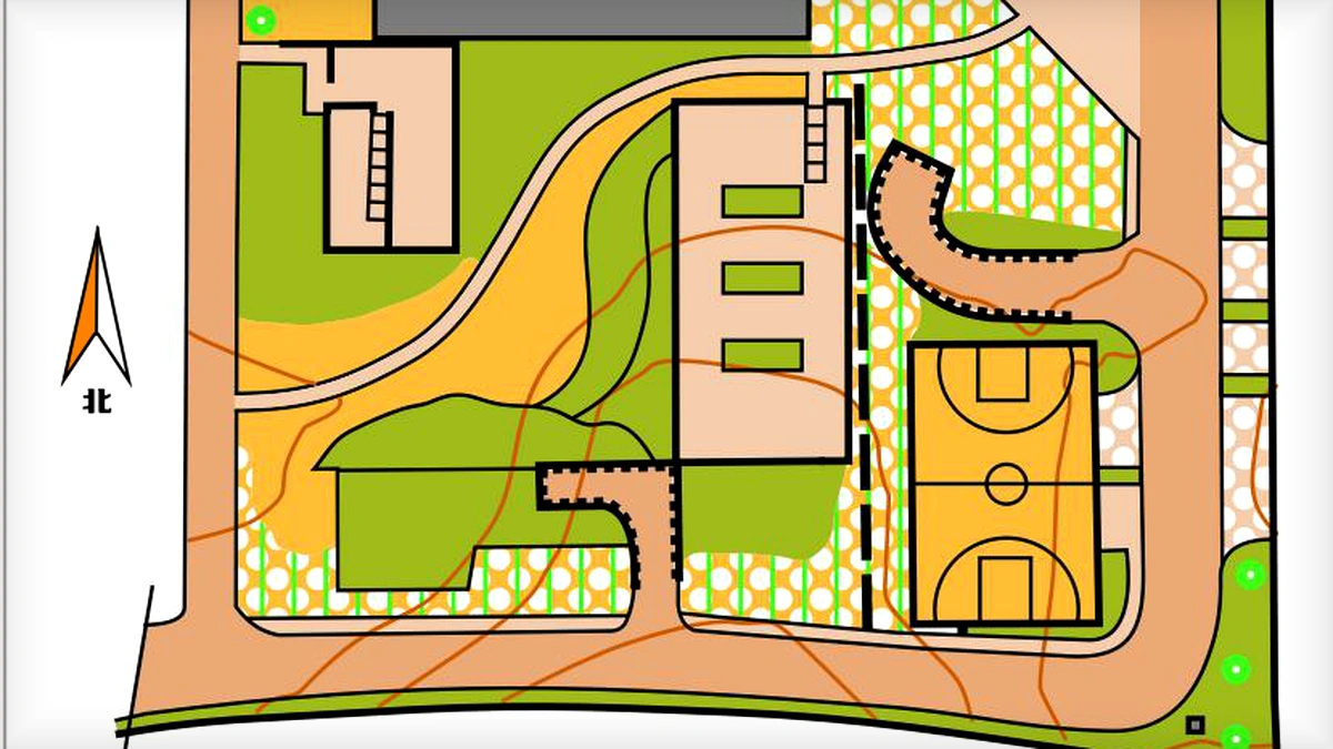 成都天府软件园D7座 orienteering map preview
