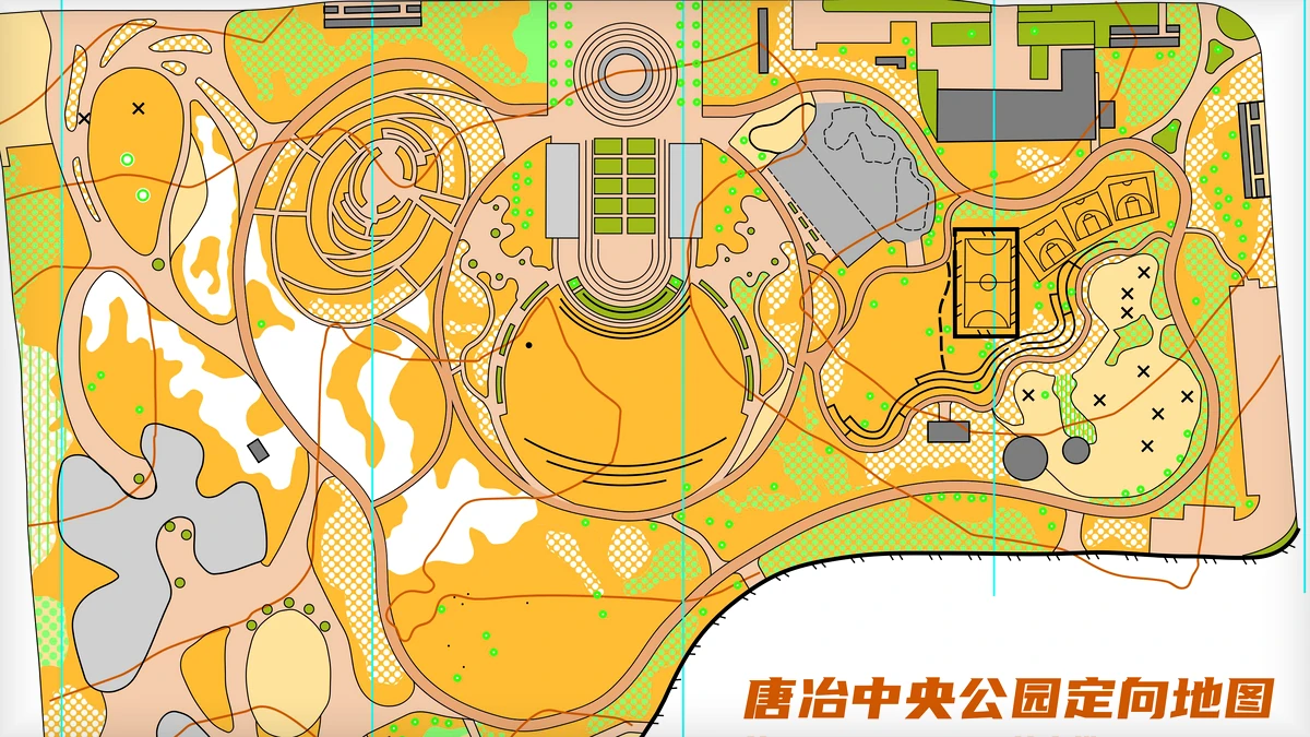 唐冶中央公园 orienteering map