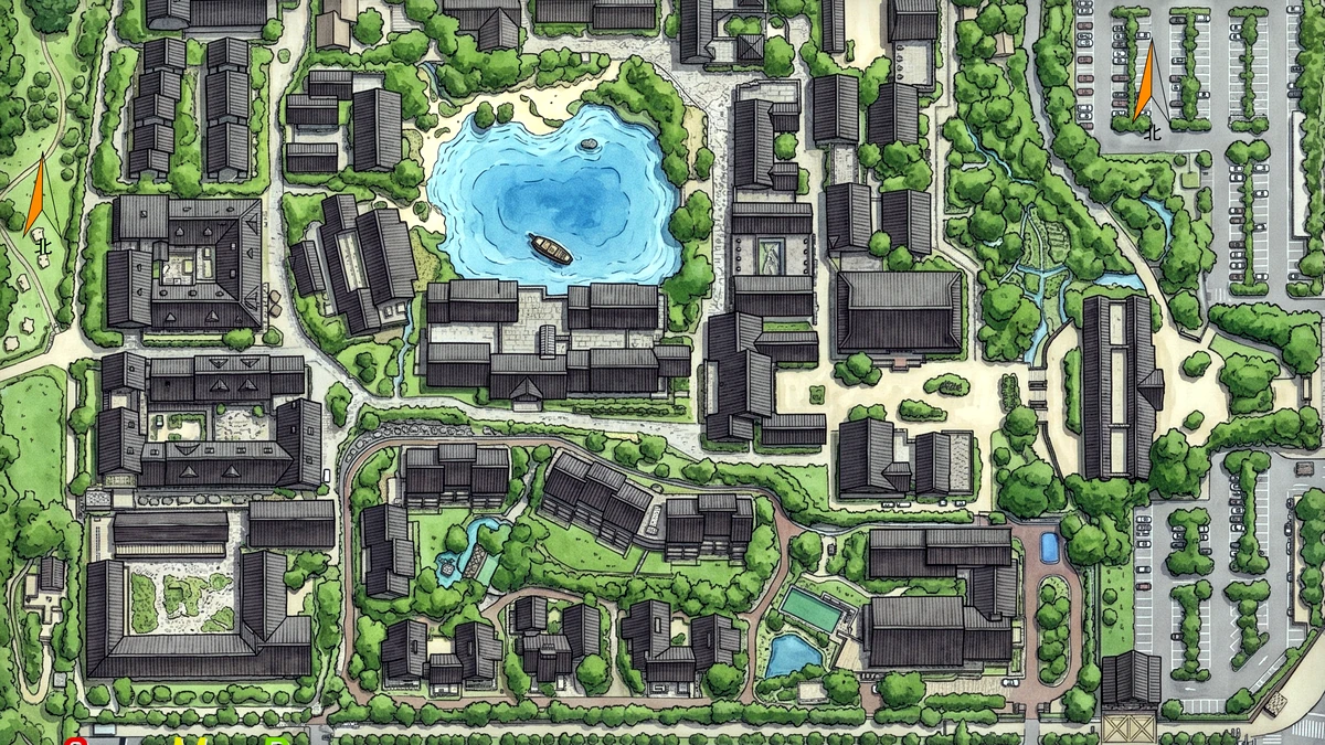 诗经里 orienteering map preview