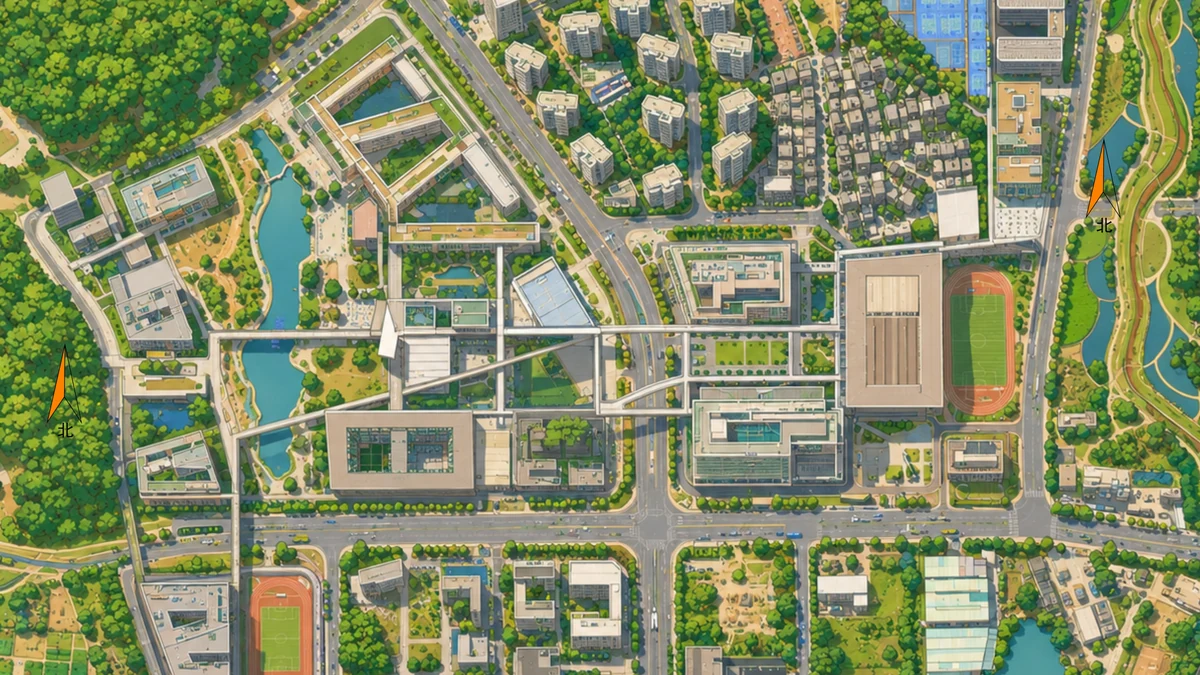 深圳技术大学 orienteering map preview