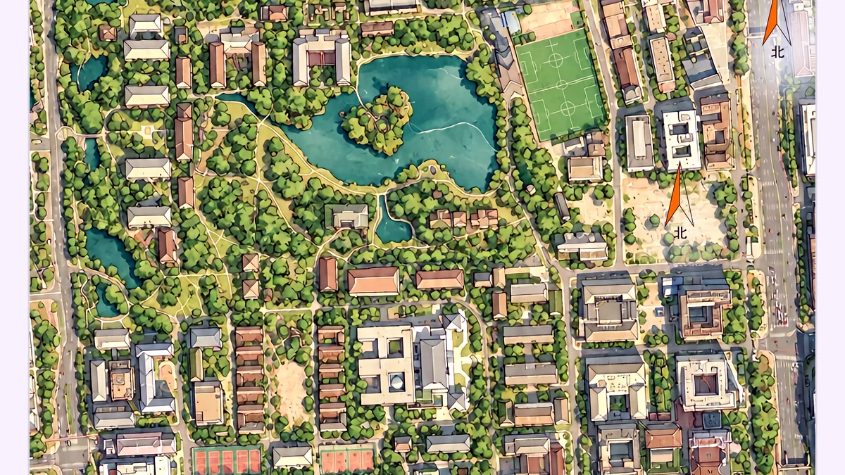 北京大学 orienteering map preview