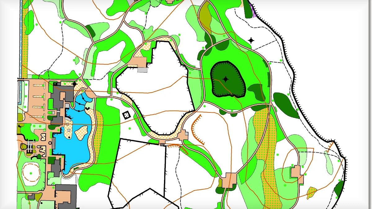 清河营郊野公园 orienteering map