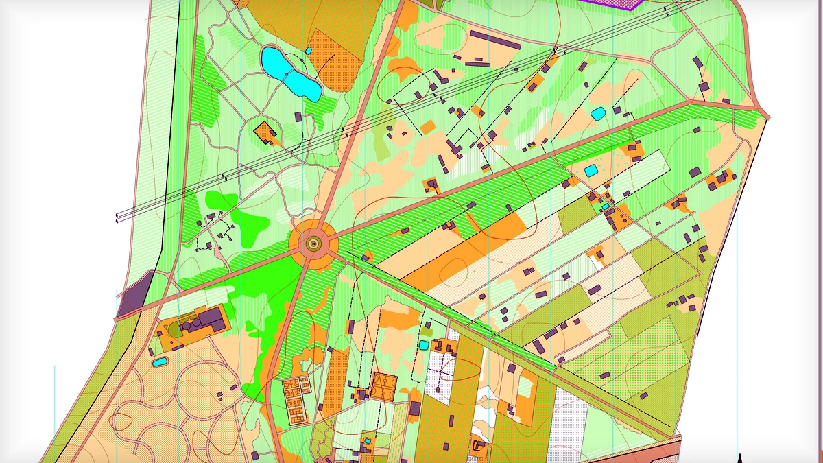 石嘴山森林公园 orienteering map preview