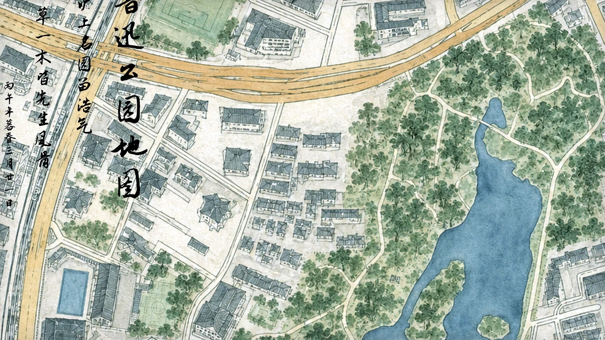 鲁迅公园 orienteering map