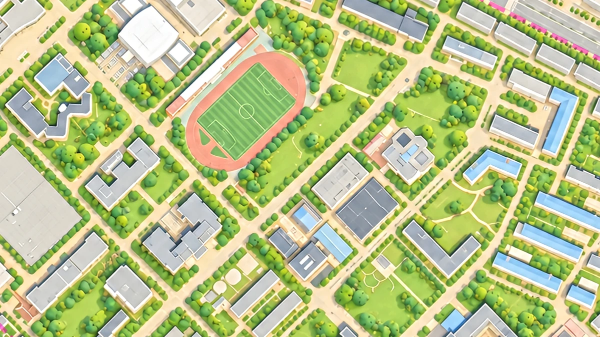吉林师范大学 orienteering map preview