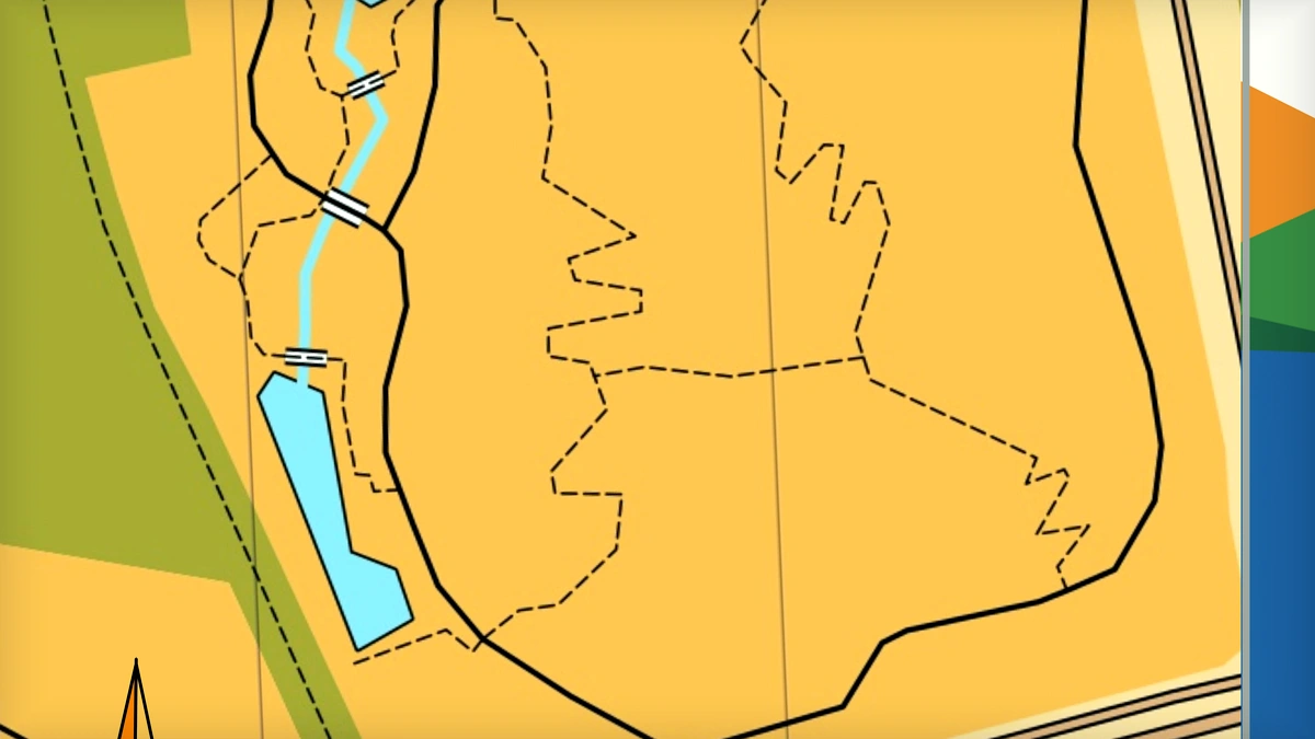 广西南宁中央公园 orienteering map preview