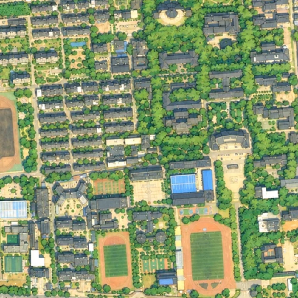曲阜师范大学定向地图预览