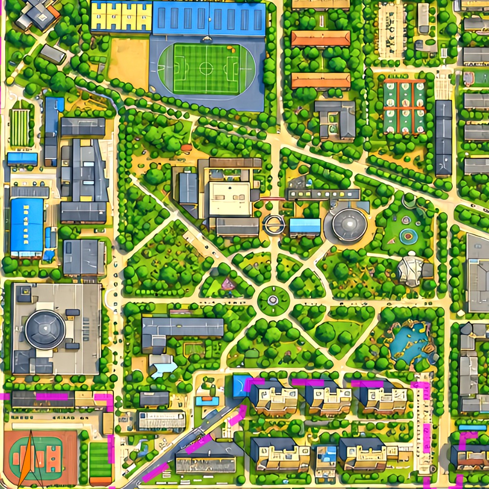 山西大学 orienteering map preview