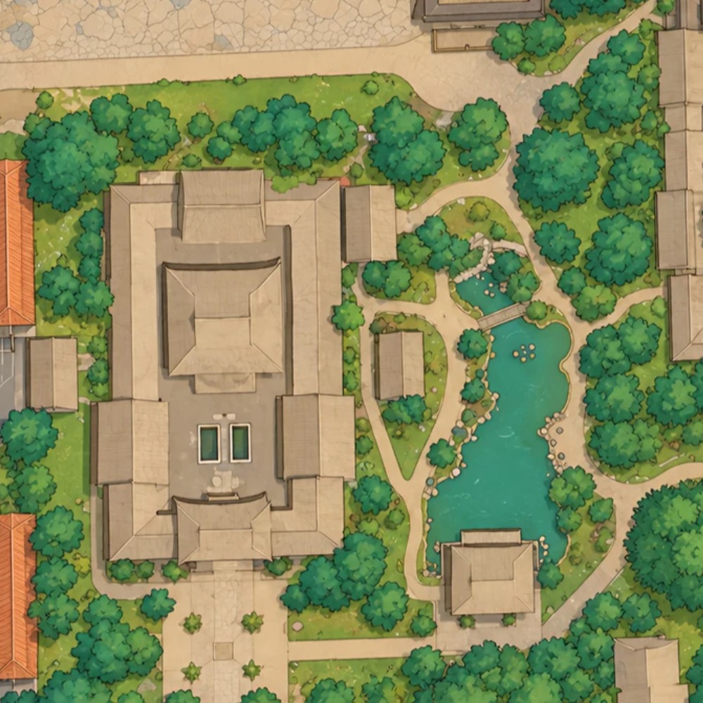 狄仁杰公园 orienteering map preview