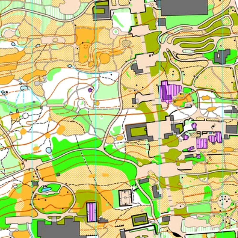 千佛山 orienteering map