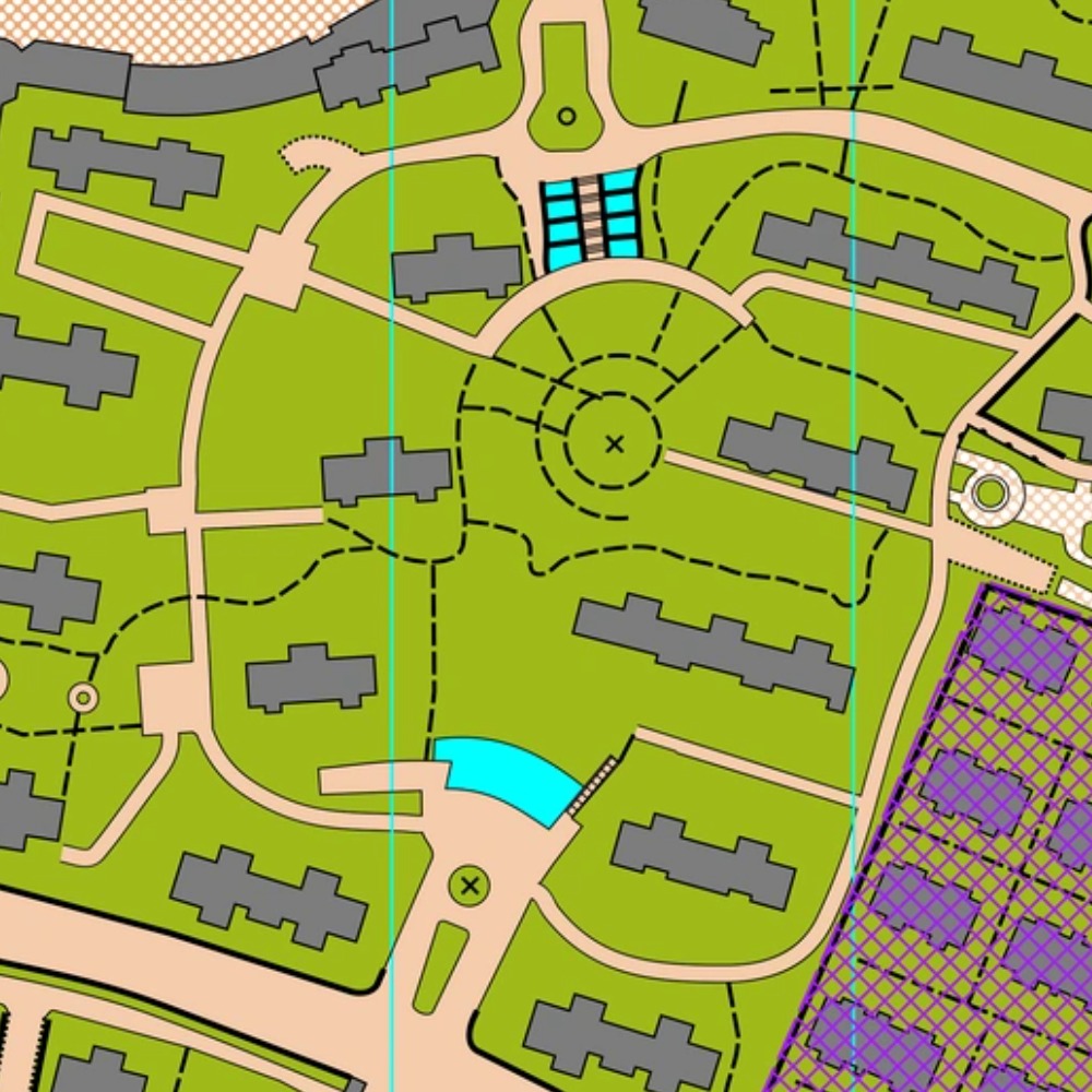 济南名士豪庭2区 orienteering map