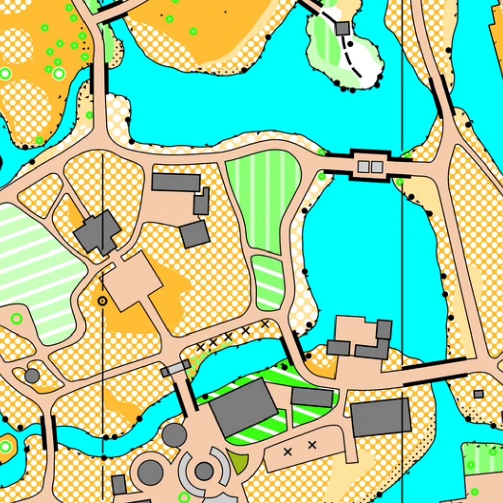 上海古华园 orienteering map preview