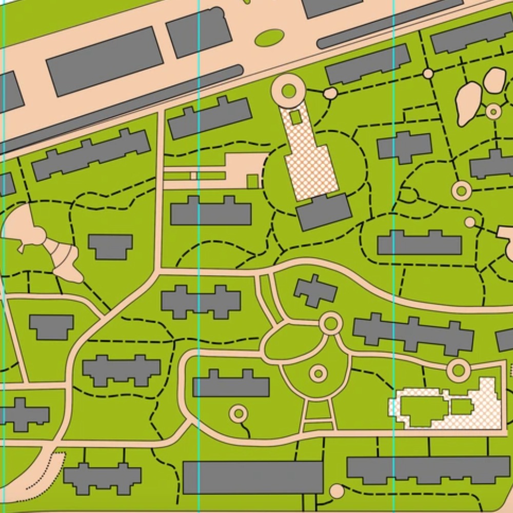 济南名士豪庭1区 orienteering map